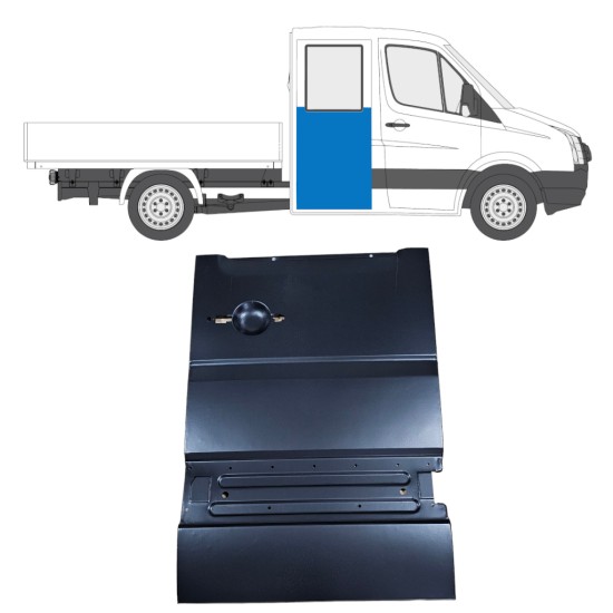 Panneau de réparation de porte arrière pour Volkswagen Crafter 2005-2017 / Droite 14237