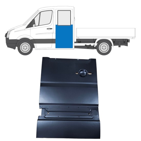 Panneau de réparation de porte arrière pour Volkswagen Crafter 2005-2017 / Gauche 14238