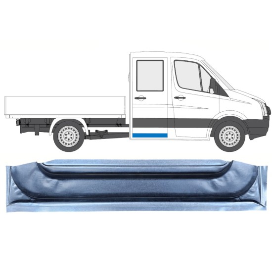 Panneau de réparation de porte arrière extérieur pour Volkswagen Crafter 2005-2017 / Gauche = Droite (symétrique) 13747