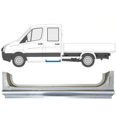 Réparation bas de caisse arrière pour Volkswagen Crafter 2005-2017 / Gauche 15519