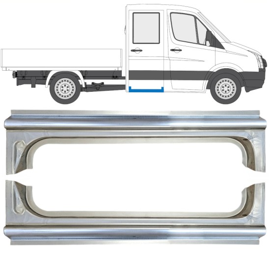 Réparation bas de caisse arrière pour Volkswagen Crafter 2005-2017 / Gauche+Droit / Ensemble 15520