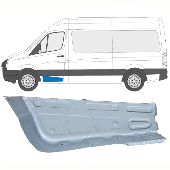 Panneau de réparation de porte avant intérieur pour Volkswagen Crafter 2005-2017 / Gauche 14103