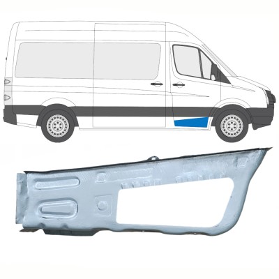Panneau de réparation de porte avant intérieur pour Volkswagen Crafter 2005-2017 / Droite 14102