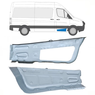 Panneau de réparation de porte avant intérieur pour Volkswagen Crafter 2005-2017 / Gauche+Droit / Ensemble 14104