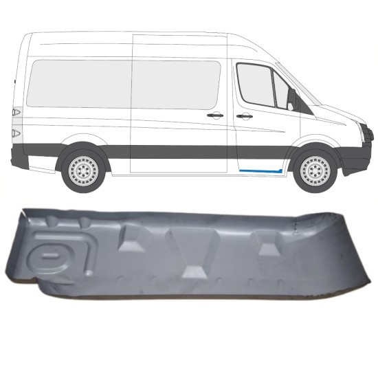 Tôle de réparation de marchepied pour Volkswagen Crafter 2005-2017 / Droite 15542