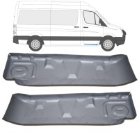 Tôle de réparation de marchepied pour Volkswagen Crafter 2005-2017 / Gauche+Droit / Ensemble 15544