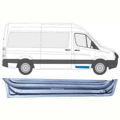 Panneau de réparation de porte avant intérieur pour Volkswagen Crafter 2005-2017 / Droite 17056