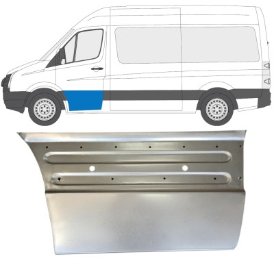 Panneau de réparation de porte avant pour Volkswagen Crafter 2005-2017 / Gauche 15495
