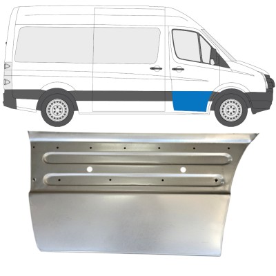 Panneau de réparation de porte avant pour Volkswagen Crafter 2005-2017 / Droite 15494