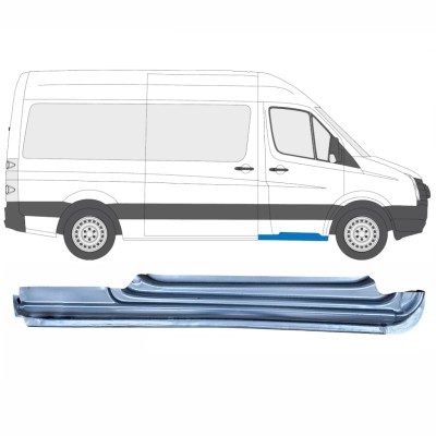 Réparation bas de caisse de porte avant pour Volkswagen Crafter 2005-2017 / Droite 13970
