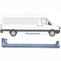 Réparation bas de caisse de sur porte latérale pour Volkswagen Crafter 2005-2017 / Droite 13437