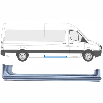 Réparation bas de caisse de sur porte latérale pour Volkswagen Crafter 2005-2017 / Droite 13437