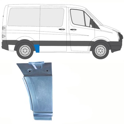 Panneau de réparation arc d'aile arrière pour Volkswagen Crafter 2005-2017 / Droite 13939