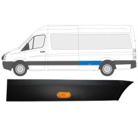 Moulure latérale de l'aile arrière avec lampe pour Volkswagen Crafter 2005-2017 / Gauche / Ensemble 13994