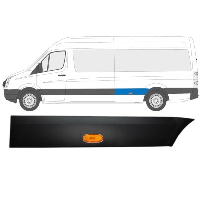 Moulure latérale de l'aile arrière avec lampe pour Volkswagen Crafter 2005-2017 / Gauche / Ensemble 13994