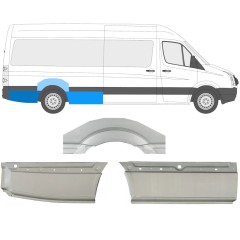Panneau de réparation arc d'aile arrière pour Volkswagen Crafter 2005-2017 / Droite / Ensemble 13943