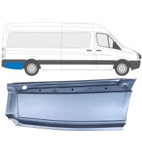 Panneau de réparation arc d'aile arrière pour Volkswagen Crafter 2005-2017 / Droite 13451