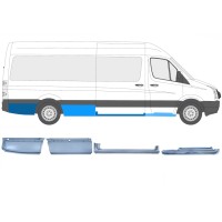 Ensemble de panneaux de réparation pour Volkswagen Crafter 2005-2017 / Droite / 14504