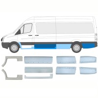 Ensemble de panneaux de réparation pour Volkswagen Crafter 2005-2017 / Gauche+Droit / 14492