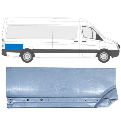 Panneau de réparation arc d'aile arrière pour Volkswagen Crafter 2005-2017 / Droite 13894