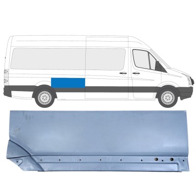 Panneau de réparation arc d'aile arrière pour Volkswagen Crafter 2005-2017 / Droite 15521