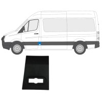 Moulure latérale avant pour Volkswagen Crafter 2005-2017 / Gauche 13688