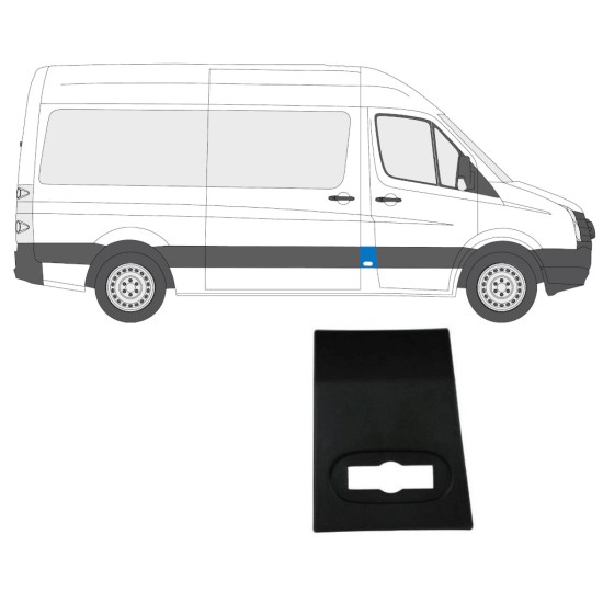 Moulure latérale avant pour Volkswagen Crafter 2005-2017 / Droite 13689
