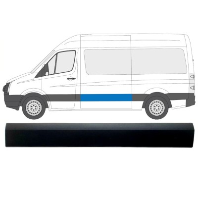 Moulure latérale arrière pour Volkswagen Crafter 2005-2017 / Gauche 13825