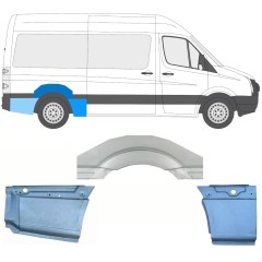 Panneau de réparation arc d'aile arrière pour Volkswagen Crafter 2005-2017 / Droite / Ensemble 13941