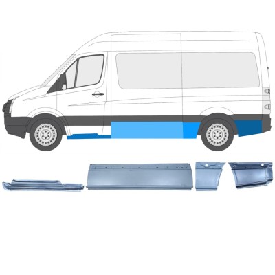 Ensemble de panneaux de réparation pour Volkswagen Crafter 2005-2017 / Gauche / 14503