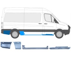 Ensemble de panneaux de réparation pour Volkswagen Crafter 2005-2017 / Droite / 14502