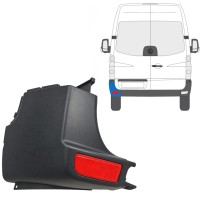 Coin du pare-chocs arrière + lampe réfléchissante pour Volkswagen Crafter 2005-2017 / Gauche / Ensemble 15552