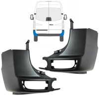 Coin du pare-chocs arrière pour Volkswagen Crafter 2005-2017 / Gauche+Droit / Ensemble 15549