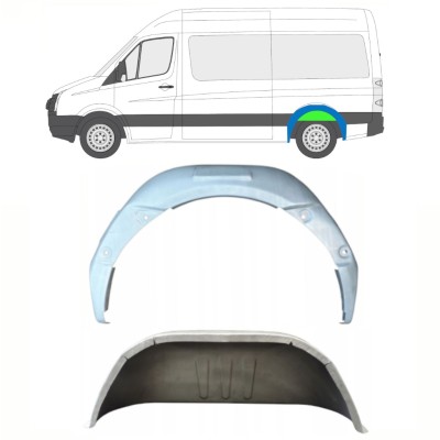 Passage de roue intérieur arrière pour Volkswagen Crafter 2005-2017 / Gauche / Ensemble 14322