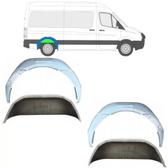 Passage de roue intérieur arrière pour Volkswagen Crafter 2005-2017 / Ensemble 14498
