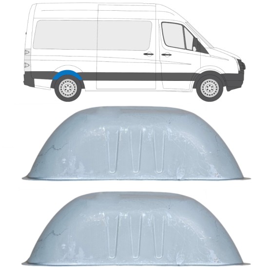 Panneau de réparation de passage pour Volkswagen Crafter 2005-2017 / Ensemble 14283