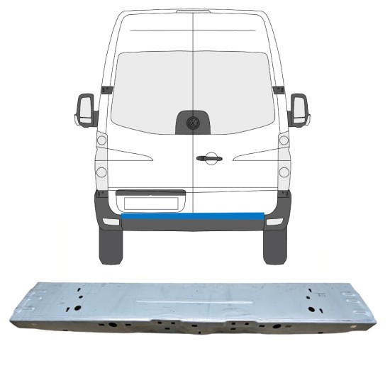 Panneau de réparation arrière pour Volkswagen Crafter 2005-2017 14239