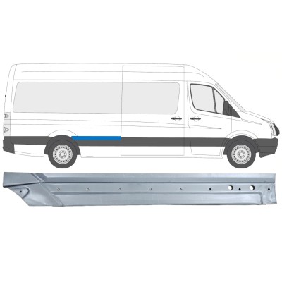 Panneau de réparation arc d'aile arrière pour Volkswagen Crafter 2005-2017 / Droite 14332