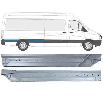 Panneau de réparation arc d'aile arrière pour Volkswagen Crafter 2005-2017 / Droite / Ensemble 14499