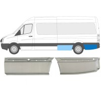 Panneau de réparation arc d'aile arrière pour Volkswagen Crafter 2005-2017 / Gauche / Ensemble 14127