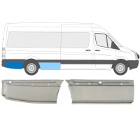 Panneau de réparation arc d'aile arrière pour Volkswagen Crafter 2005-2017 / Droite / Ensemble 14128