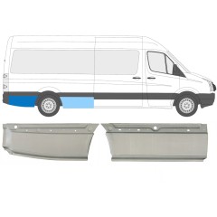 Panneau de réparation arc d'aile arrière pour Volkswagen Crafter 2005-2017 / Droite / Ensemble 14128