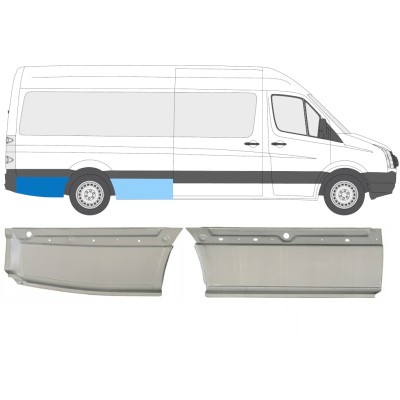 Panneau de réparation arc d'aile arrière pour Volkswagen Crafter 2005-2017 / Droite / Ensemble 14128