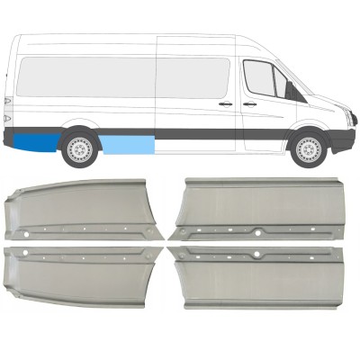 Panneau de réparation arc d'aile arrière pour Volkswagen Crafter 2005-2017 / Ensemble 14486