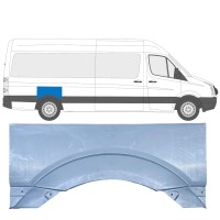 Panneau de réparation arc d'aile arrière pour Volkswagen Crafter 2005-2017 / Droite 13440