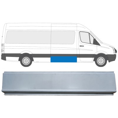 Panneau de réparation latéral pour Volkswagen Crafter 2005-2017 / Gauche = Droite (symétrique) 13972