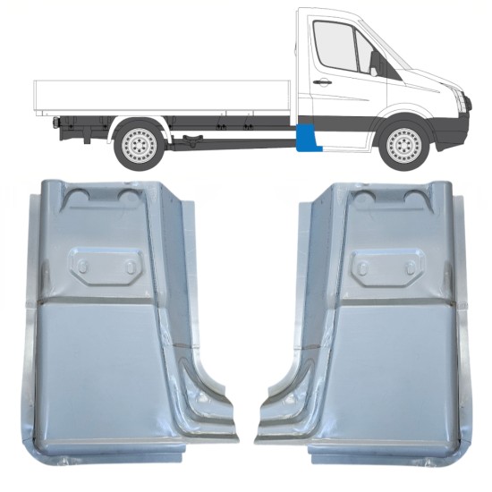 Panneau de réparation coin pour Volkswagen Crafter 2005-2017 / Gauche+Droit / Ensemble 15504