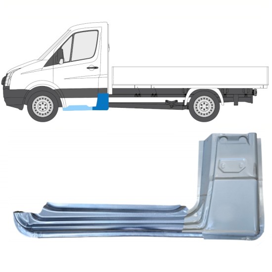 Ensemble de panneaux de réparation pour Volkswagen Crafter 2005-2017 / Gauche / 15532