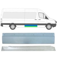 Panneau de réparation pour porte coulissante pour Volkswagen Crafter 2005-2017 / Droite / Ensemble 13474