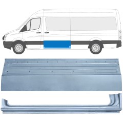Panneau de réparation des portes latérale + réparation bas de caisse pour Volkswagen Crafter 2005-2017 / Gauche / Ensemble 14318